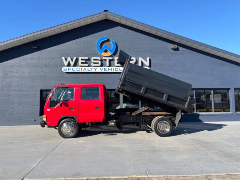2003 Isuzu Crew Cab Dump Truck for sale at Western Specialty Vehicle Sales in Braidwood IL