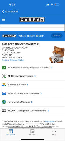 2018 Ford Transit Connect XL