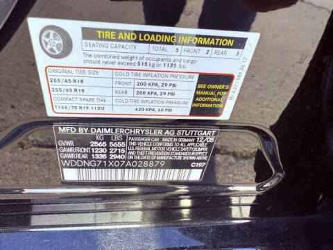 2007 Mercedes-Benz S-Class S 550