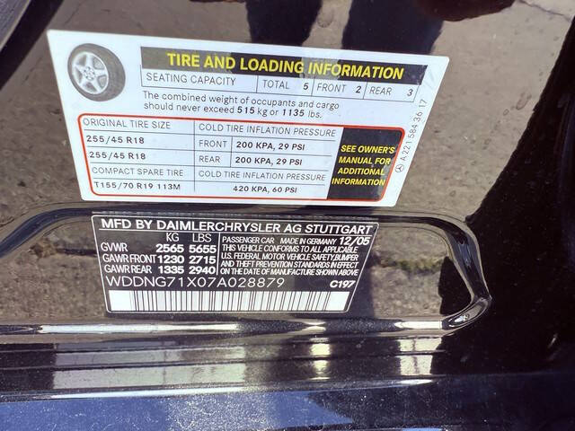 2007 Mercedes-Benz S-Class S 550