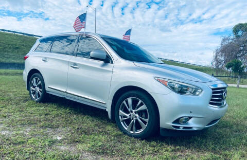 2013 Infiniti JX35 for sale at Cars N Trucks in Hollywood FL