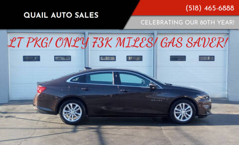 2016 Chevrolet Malibu for sale at Quail Auto Sales in Albany NY