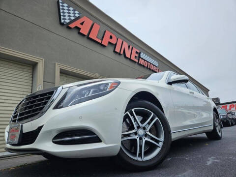 2016 Mercedes-Benz S-Class for sale at Alpine Motors Certified Pre-Owned in Wantagh NY