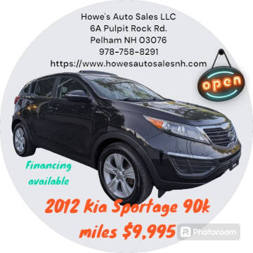2012 Kia Sportage for sale at Howe's Auto Sales LLC in Pelham NH
