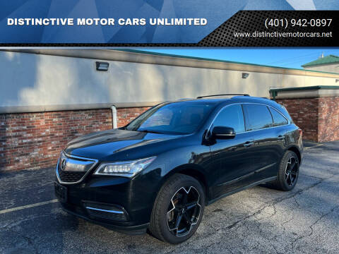 2015 Acura MDX for sale at DISTINCTIVE MOTOR CARS UNLIMITED in Johnston RI