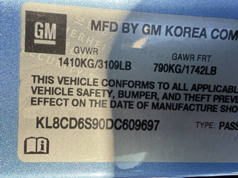2013 Chevrolet Spark 1LT Auto