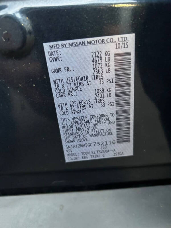 2016 Nissan Rogue SL