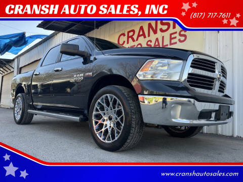 2014 RAM 1500 for sale at CRANSH AUTO SALES, INC in Arlington TX