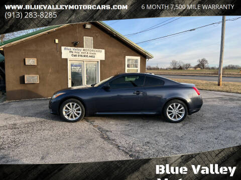 2011 Infiniti G37 Coupe for sale at Blue Valley Motorcars in Stilwell KS