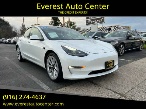2022 Tesla Model 3 for sale at Everest Auto Center in Sacramento CA