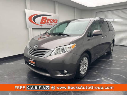 2012 Toyota Sienna for sale at Becks Auto Group in Mason OH