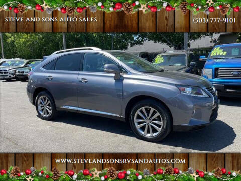 2013 Lexus RX 450h for sale at steve and sons auto sales in Happy Valley OR