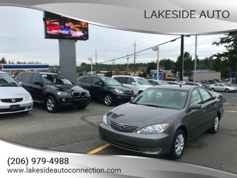 2006 Toyota Camry for sale at Lakeside Auto in Lynnwood WA
