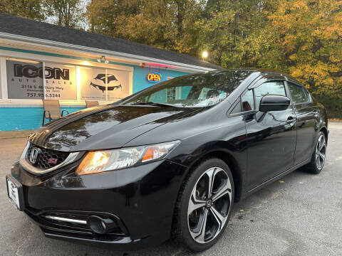 2014 Honda Civic for sale at ICON AUTO SALES in Chesapeake VA