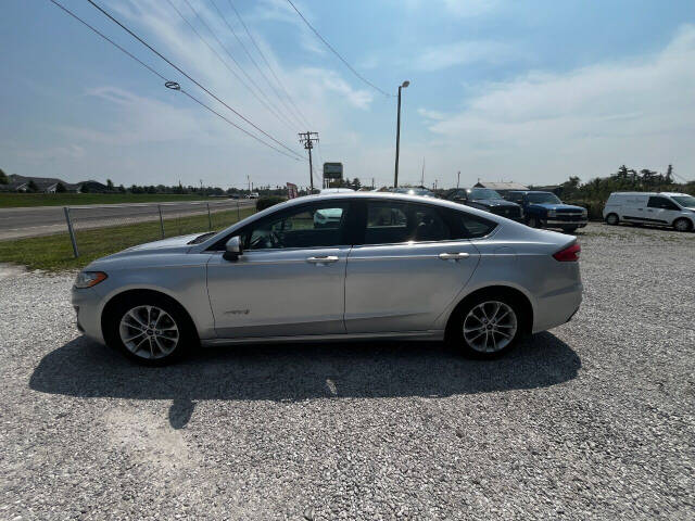 2019 Ford Fusion Hybrid for sale at Quartz Auto Sales in Indianapolis, IN