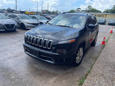 2015 Jeep Cherokee for sale at Sam's Auto Sales in Houston TX