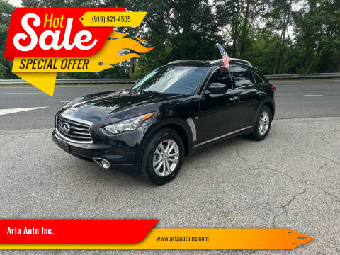 2016 Infiniti QX70 for sale at Aria Auto Inc. in Raleigh NC
