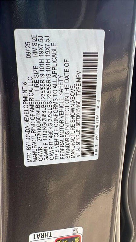 2026 Honda Odyssey Touring