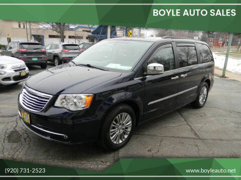 2016 Chrysler Town and Country for sale at Boyle Auto Sales in Appleton WI