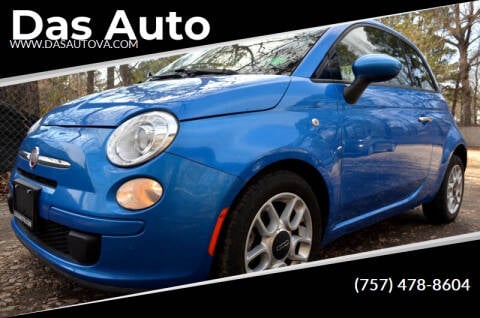 2015 FIAT 500 for sale at Das Auto in Virginia Beach VA