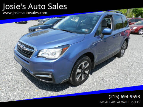 2018 Subaru Forester for sale at Josie's Auto Sales in Gilbertsville PA