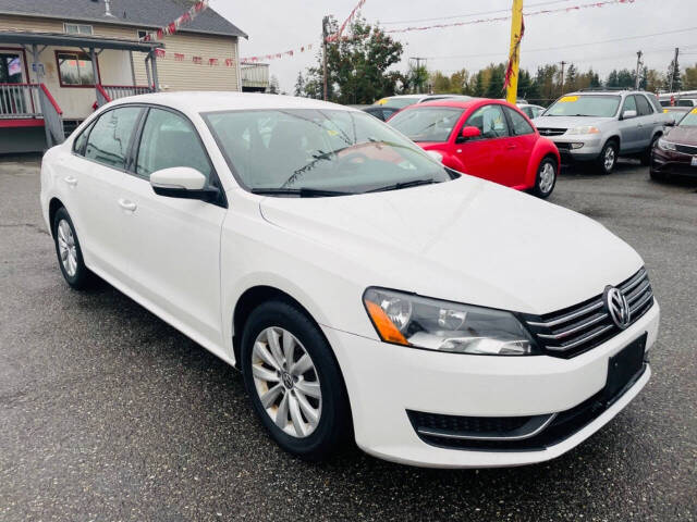 2013 Volkswagen Passat for sale at New Creation Auto Sales in Everett, WA