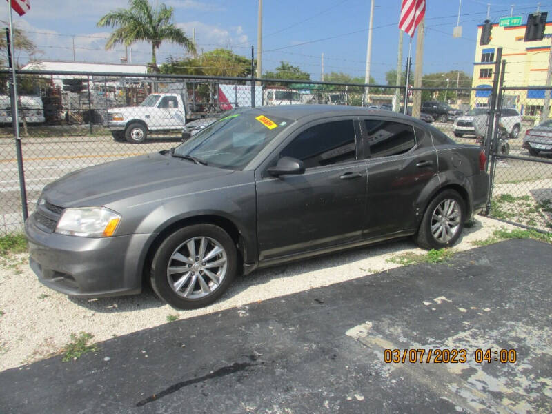 2012 Dodge Avenger for sale at K & V AUTO SALES LLC in Hollywood FL