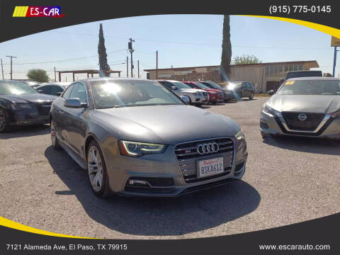 2013 Audi S5 for sale at Escar Auto in El Paso TX