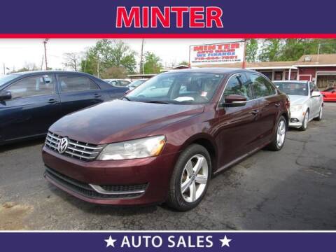2013 Volkswagen Passat for sale at Minter Auto Sales in South Houston TX