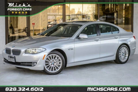 2013 BMW 5 Series for sale at Mich's Foreign Cars in Hickory NC