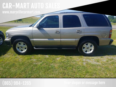 2001 Chevrolet Tahoe for sale at CAR-MART AUTO SALES in Maryville TN