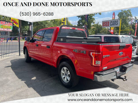 2015 Ford F-150 for sale at Once and Done Motorsports in Chico CA