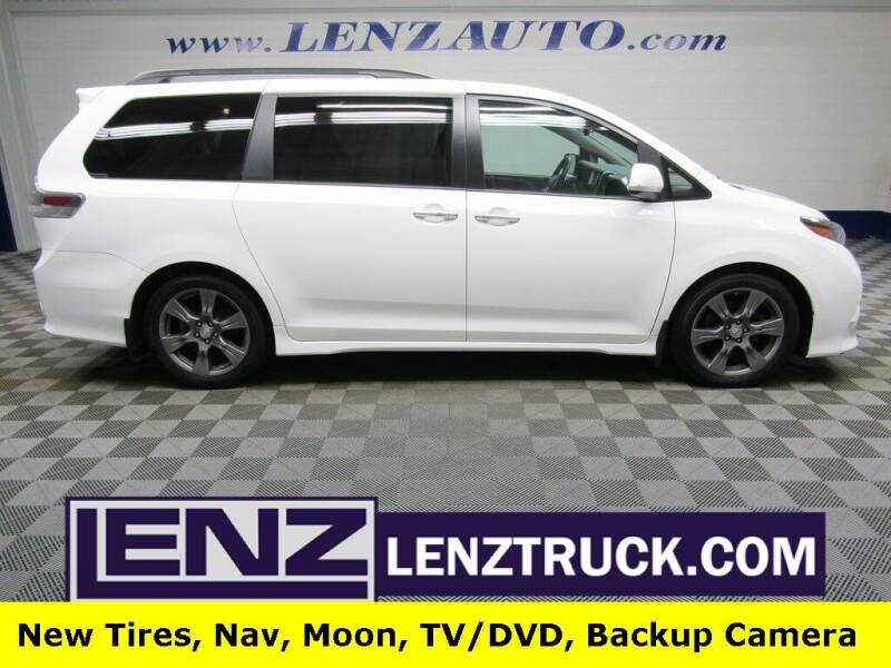 2017 Toyota Sienna for sale at LENZ TRUCK CENTER in Fond Du Lac WI
