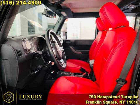 2018 Jeep Wrangler JK Unlimited for sale at LUXURY MOTOR CLUB in Franklin Square NY