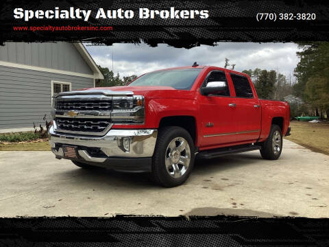 2018 Chevrolet Silverado 1500 for sale at Specialty Auto Brokers in Cartersville GA