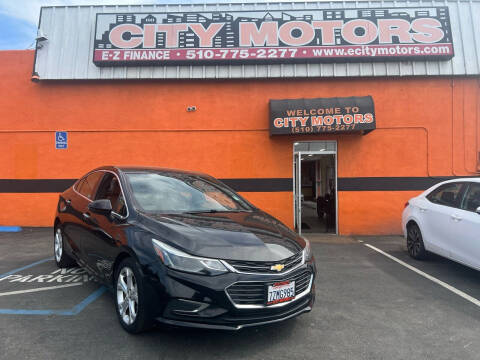 2017 Chevrolet Cruze for sale at City Motors in Hayward CA