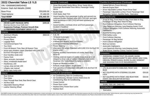2022 Chevrolet Tahoe LS