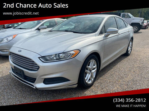2013 Ford Fusion for sale at 2nd Chance Auto Sales in Montgomery AL