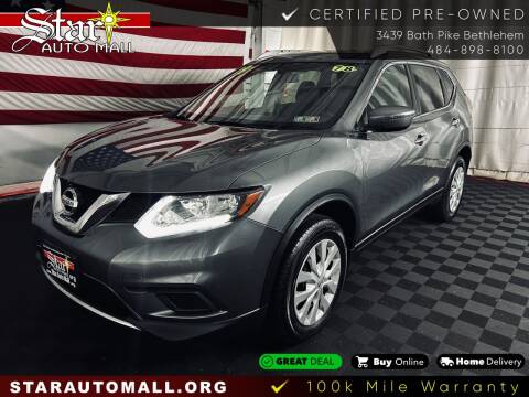 2016 Nissan Rogue for sale at STAR AUTO MALL 512 in Bethlehem PA