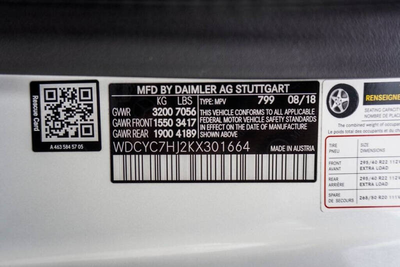 2019 Mercedes-Benz G-Class AMG G 63