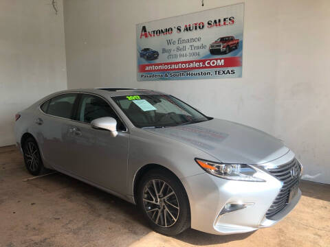 2017 Lexus ES 350 for sale at Antonio's Auto Sales in South Houston TX