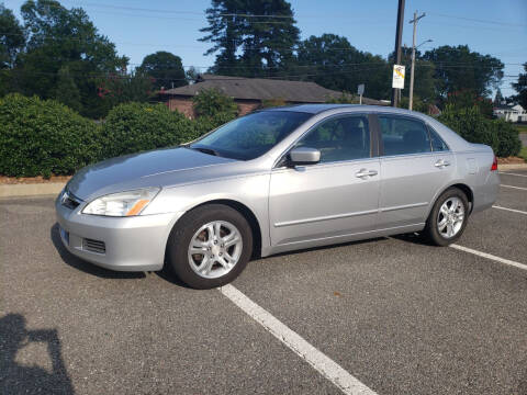 2007 Honda Accord for sale at Battleground Collision Center And Auto Sales LLC. in Kings Mountain NC