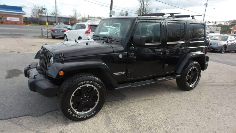 2012 Jeep Wrangler Unlimited for sale at Unlimited Auto Sales in Upper Marlboro MD