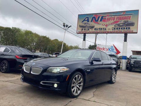 2014 BMW 5 Series for sale at ANF AUTO FINANCE in Houston TX