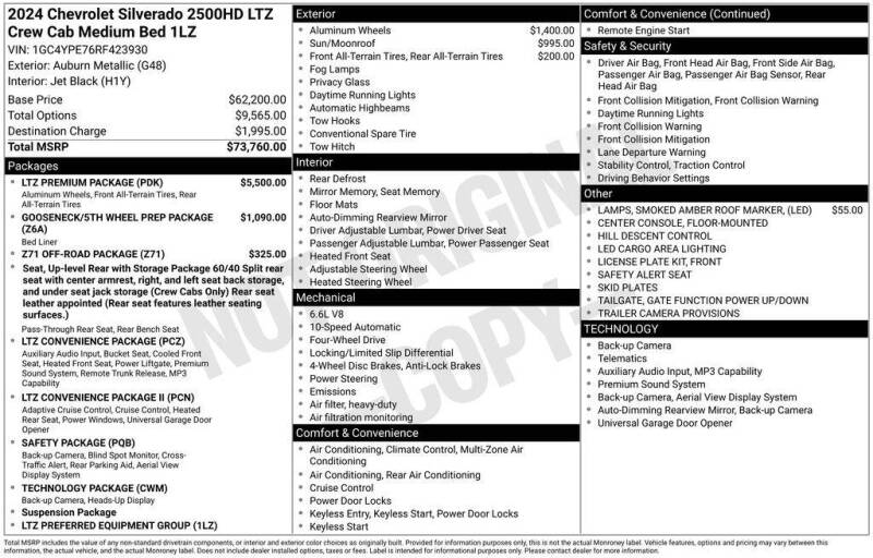 2024 Chevrolet Silverado 2500HD