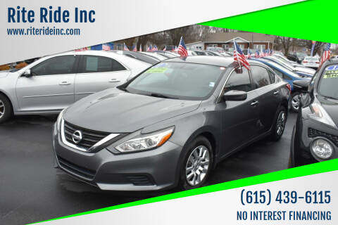 2017 Nissan Altima for sale at Rite Ride Inc in Murfreesboro TN