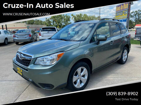 2015 Subaru Forester for sale at Cruze-In Auto Sales in East Peoria IL