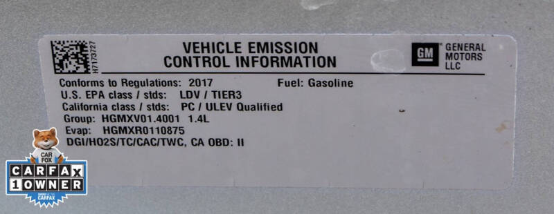 2017 Chevrolet Cruze LS Auto