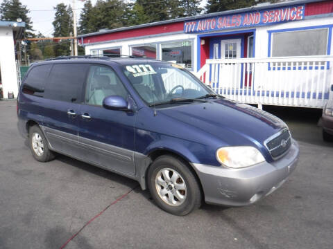 2005 Kia Sedona for sale at 777 Auto Sales and Service in Tacoma WA