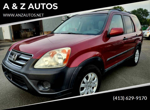 2006 Honda CR-V for sale at A & Z AUTOS in Westfield MA